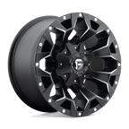 Fuel 1Pc D546 Assault 17X9 +1 Matte Black Milled