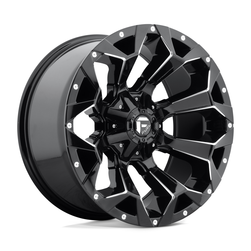 Fuel 1Pc D576 Assault 20X9 +20 Gloss Black Milled