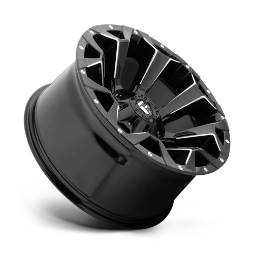 Fuel 1Pc D576 Assault 20X9 +1 Gloss Black Milled