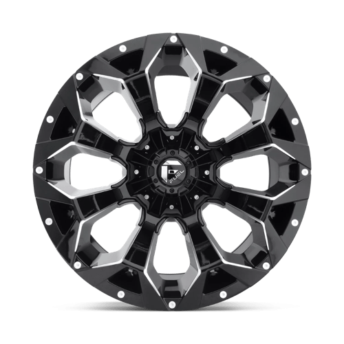 Fuel 1Pc D576 Assault 20X9 +19 Gloss Black Milled