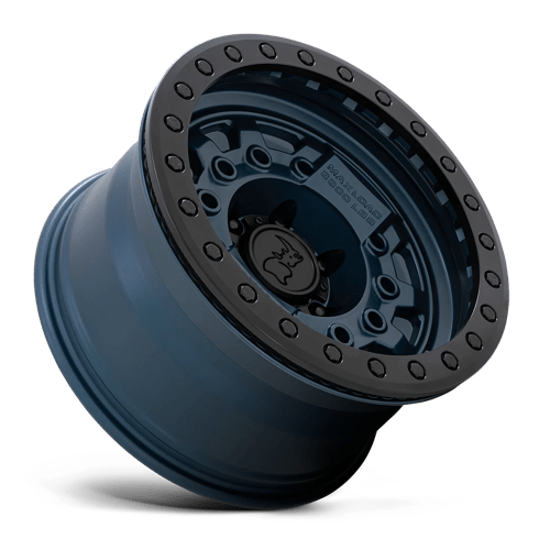 Black Rhino Hard Alloys Avenger Beadlock 17X8.5 +0 Navy Blue W/ Black Hardware