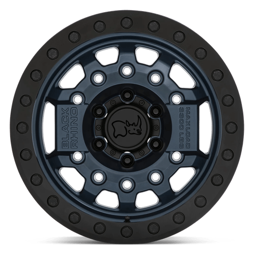 Black Rhino Hard Alloys Avenger Beadlock 17X8.5 -30 Navy Blue W/ Black Hardware