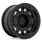 Black Rhino Hard Alloys Avenger Beadlock 17X8.5 -32 Matte Black W/ Black Hardware