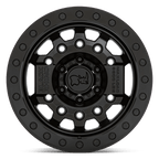 Black Rhino Hard Alloys Avenger Beadlock 17X8.5 -32 Matte Black W/ Black Hardware