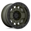 Black Rhino Hard Alloys AVENGER BEADLOCK 17x8.5 +-30 OLIVE DRAB GREEN BLK HARDWARE
