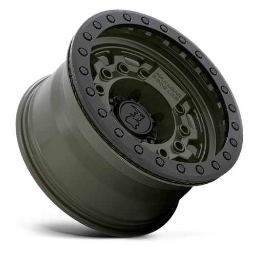 Black Rhino Hard Alloys Avenger Beadlock 17X8.5 -32 Olive Drab Green Blk Hardware