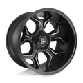 Fuel 1Pc D605 Avenger 20X9 +20 Matte Black Double Dark Tint