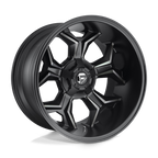 Fuel 1Pc D605 Avenger 20X9 +20 Matte Black Double Dark Tint
