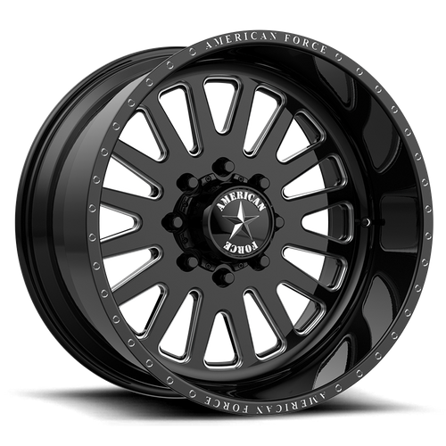 American Force Afw Atom Ss 20X12 -40 Black