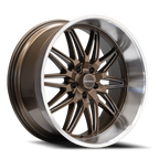 Corsart Alcatraz 20X10 +0 Matte Bronze W/ Milled / Diamond Cut Lip