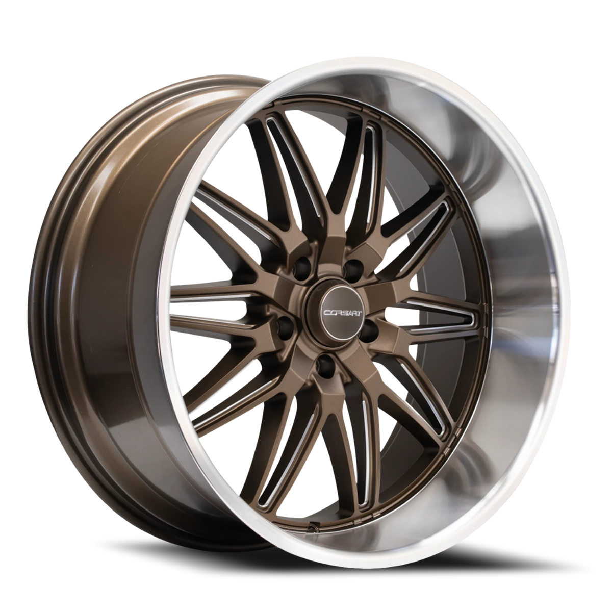 Corsart Alcatraz 20X10 +0 Matte Bronze W/ Milled / Diamond Cut Lip