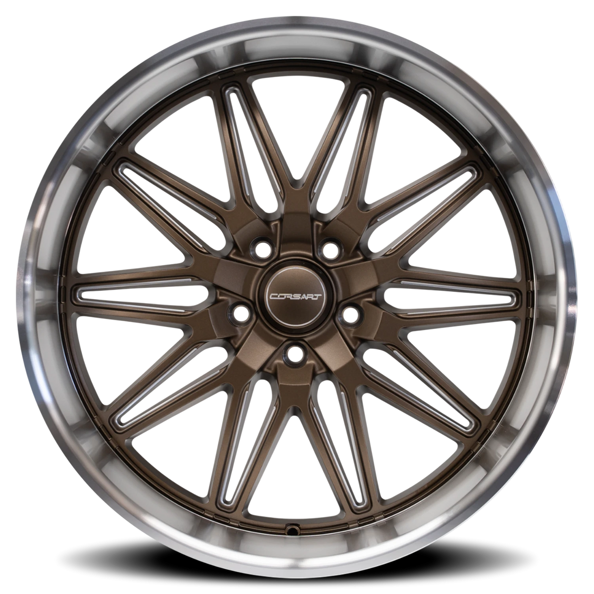 Corsart Alcatraz 20X10 +0 Matte Bronze W/ Milled / Diamond Cut Lip