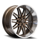 Corsart Alcatraz 20X10 +0 Matte Bronze W/ Milled / Diamond Cut Lip