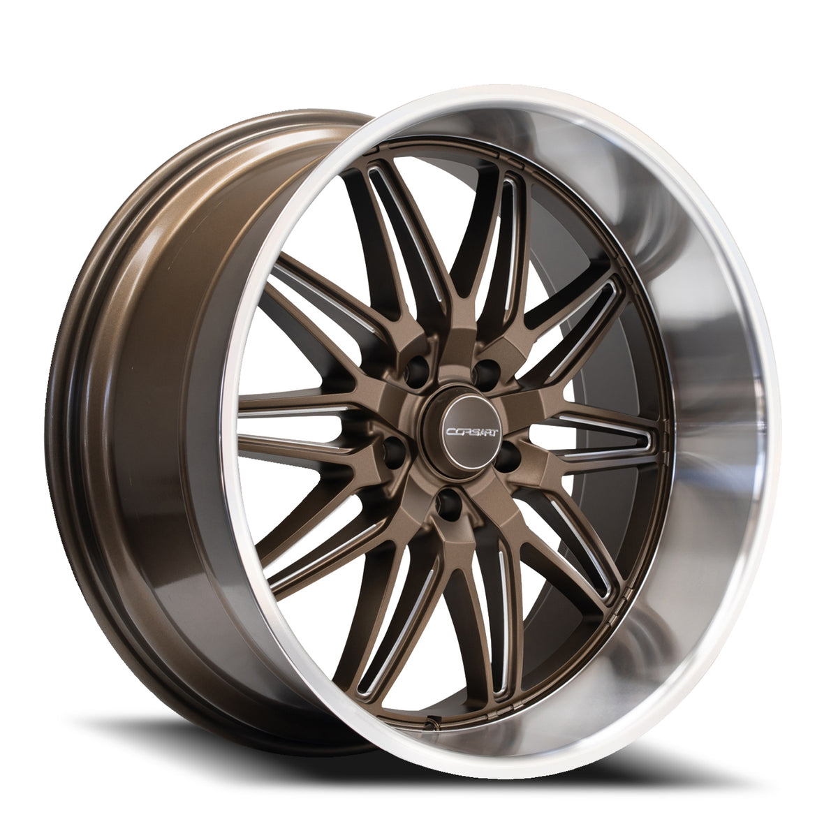 Corsart Alcatraz 20X10 +0 Matte Bronze W/ Milled / Diamond Cut Lip