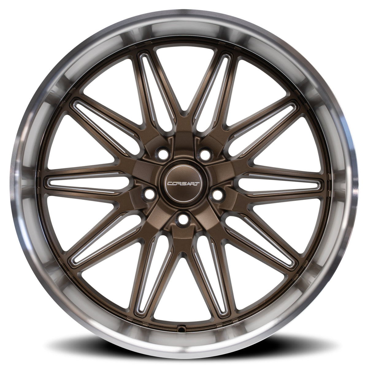 Corsart Alcatraz 20X10 +0 Matte Bronze W/ Milled / Diamond Cut Lip