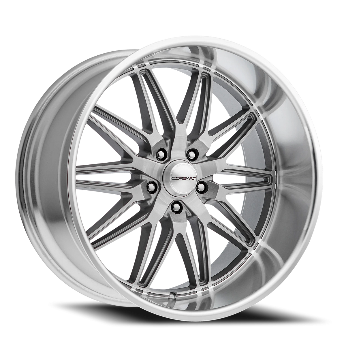 Corsart Alcatraz 20X10 +0 Gloss Brushed W/ Diamond Cut Lip