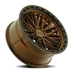 Metal-FX Alpha Truck 20X9 +0 Smoked Bronze W/ Gloss Black Lip