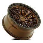 Metal-FX Alpha Truck 20X9 +0 Smoked Bronze W/ Gloss Black Lip