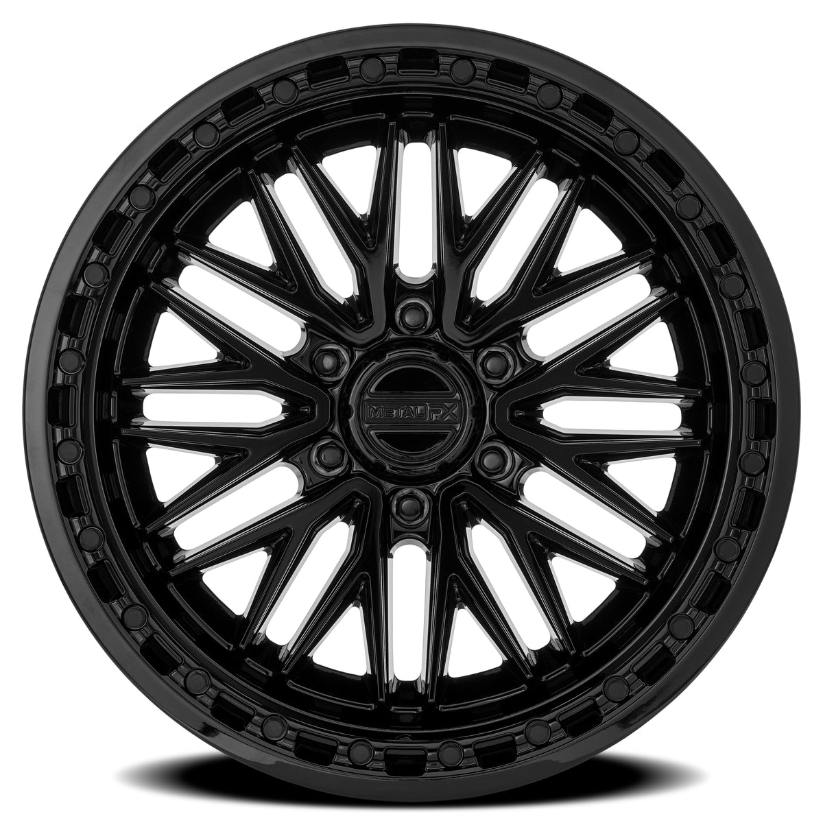 Metal-FX Alpha Truck 20X9 +0 Gloss Black