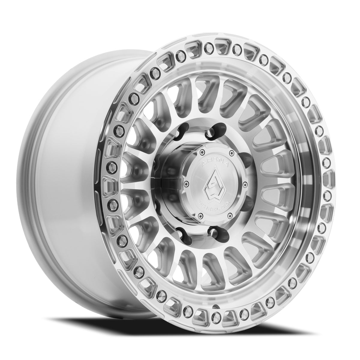 Arena Apache 17X9 +0 Gloss Silver Machined