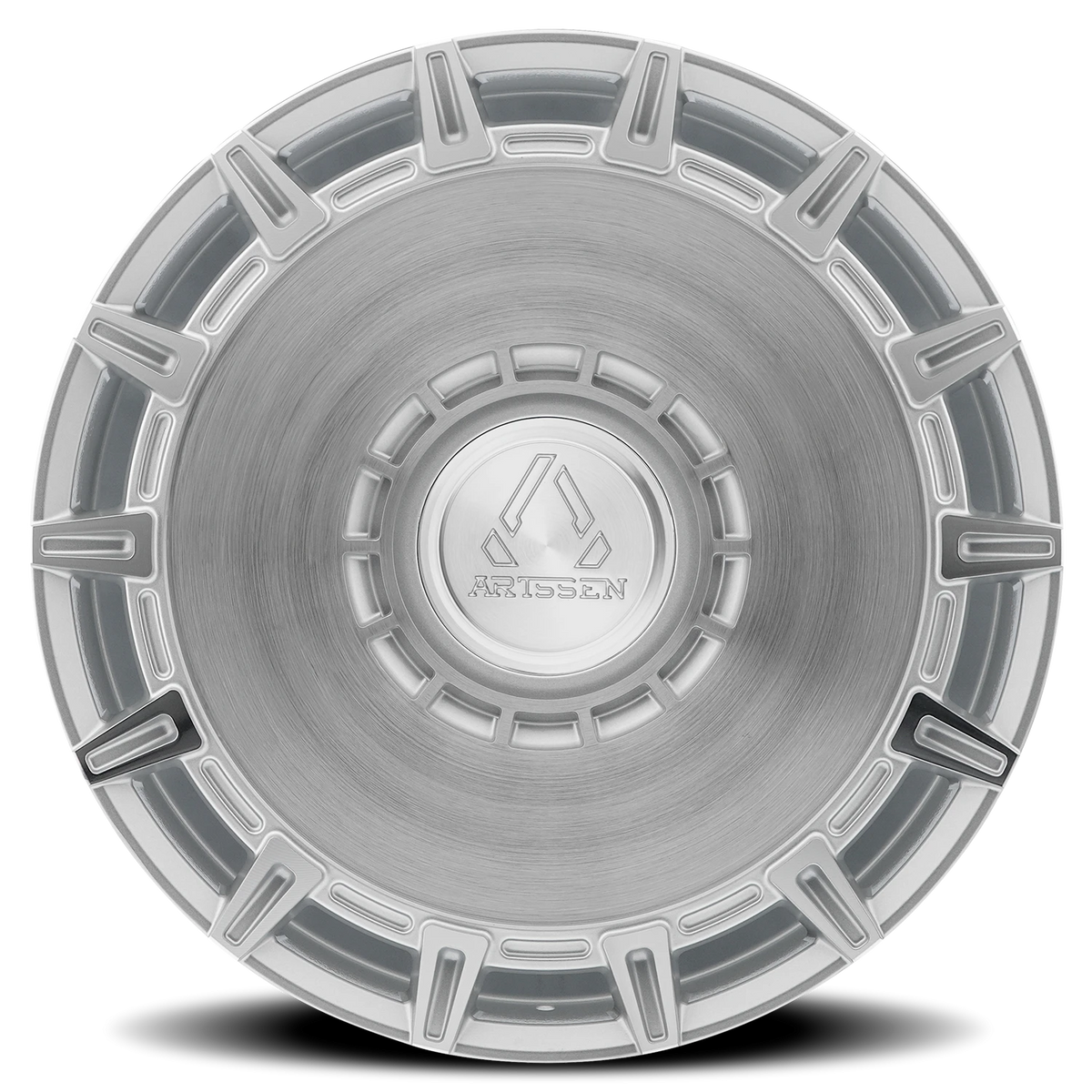 Artssen Apollo 22X10.5 +20 Gloss Silver Brushed