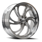 Corsart Argon 6 24X10 +31 Brushed Silver W/ Diamond Cut Lip (Left)