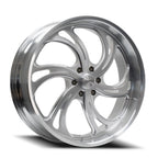 Corsart Argon 6 24X10 +31 Brushed Silver W/ Diamond Cut Lip (Left)