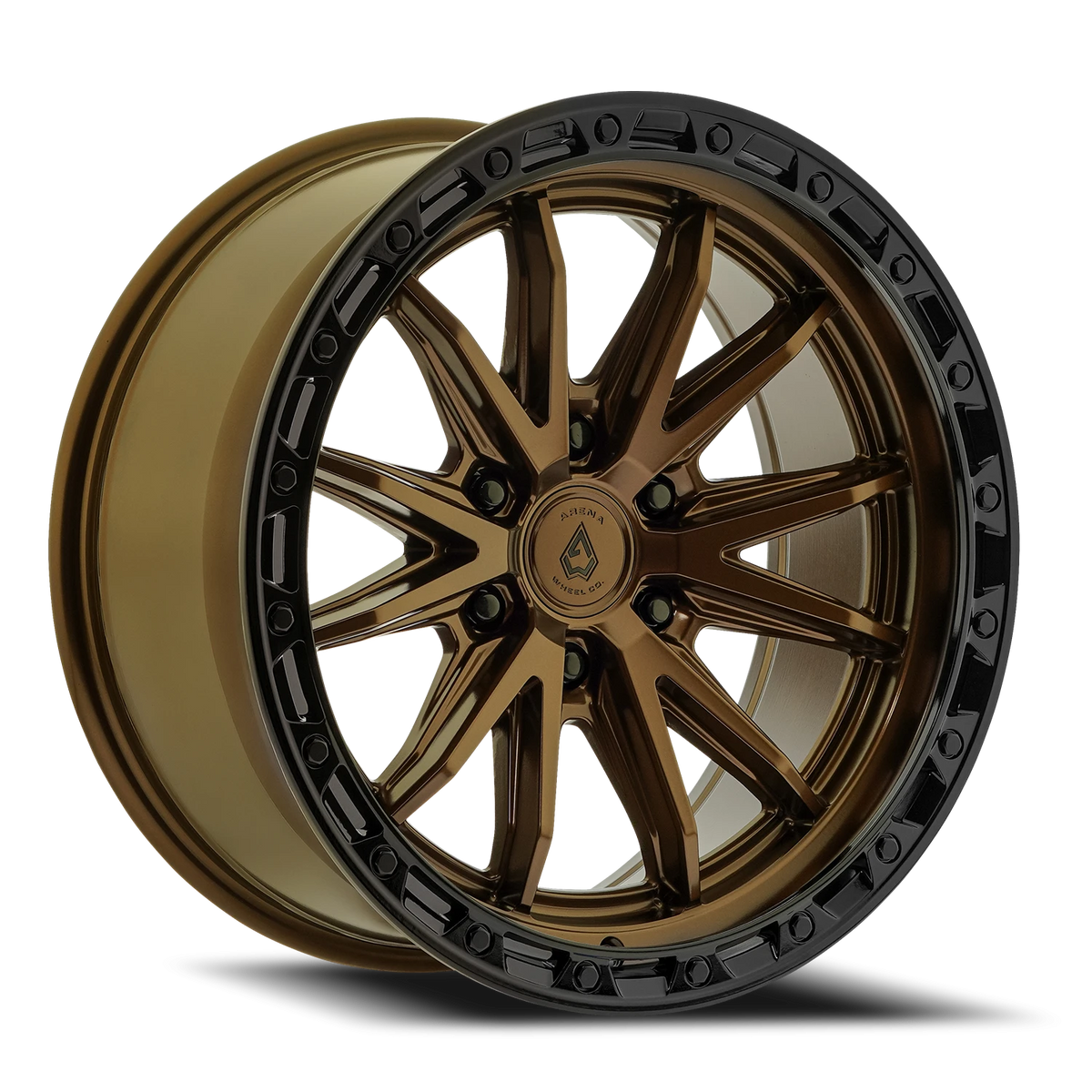 Arena Atlas 20X9 +0 Smoked Bronze W/ Gloss Black Lip