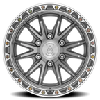 Arena Atlas 18X9 +12 Gloss Silver Machined