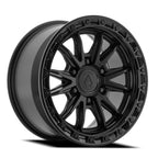 Arena Atlas 20X9 +0 Satin Black W/ Gloss Black Lip