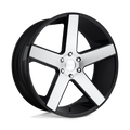 Dub 1Pc S217 Baller 24X10 +30 Gloss Black Brushed