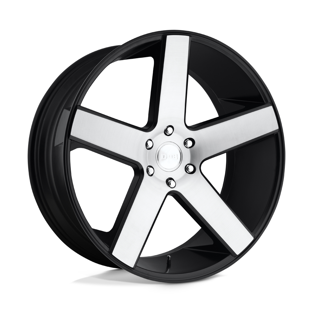 Dub 1Pc S217 Baller 24X10 +30 Gloss Black Brushed