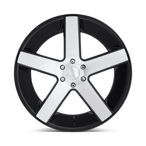 DUB 1PC S217 BALLER 24x10 +30 GLOSS BLACK BRUSHED
