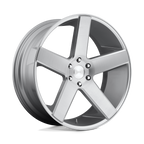 Dub 1Pc S218 Baller 26X10 +20 Gloss Silver Brushed
