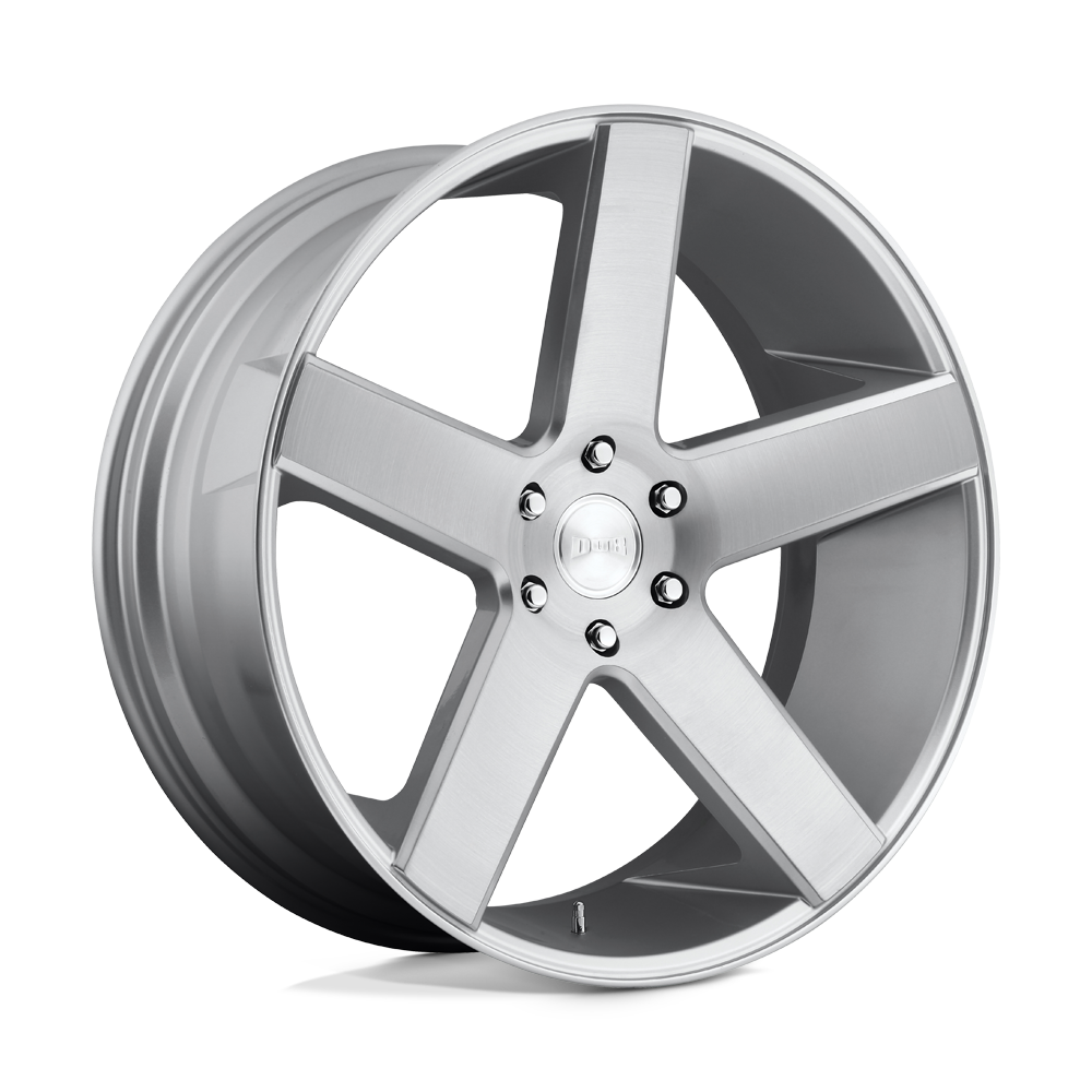 Dub 1Pc S218 Baller 22X9.5 +30 Gloss Silver Brushed