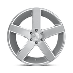 Dub 1Pc S218 Baller 26X10 +20 Gloss Silver Brushed