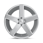 Dub 1Pc S218 Baller 22X9.5 +30 Gloss Silver Brushed