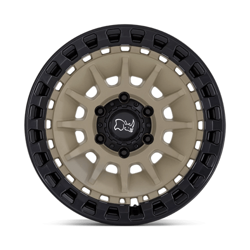 Black Rhino Hard Alloys Barrage 18X9 +0 Desert Sand On Matte Black