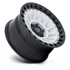 Black Rhino Hard Alloys Barrage 17X8.5 -10 Gloss White On Matte Black