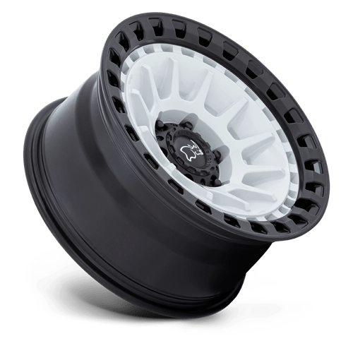 Black Rhino Hard Alloys Barrage 17X8.5 -10 Gloss White On Matte Black