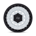 Black Rhino Hard Alloys Barrage 17X8.5 -10 Gloss White On Matte Black
