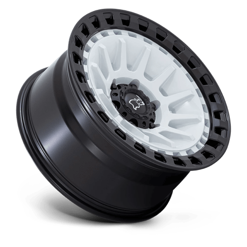 Black Rhino Hard Alloys Barrage 18X9 +0 Gloss White On Matte Black