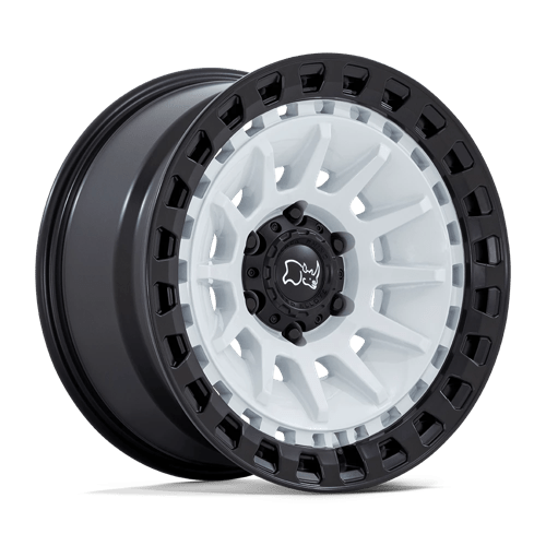 Black Rhino Hard Alloys Barrage 18X9 +0 Gloss White On Matte Black