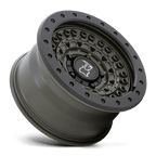Black Rhino Hard Alloys Barricade 20X9 +10 Olive Drab Green W/ Blk Rock