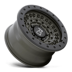 Black Rhino Hard Alloys Barricade 20X9 -18 Olive Drab Green W/ Blk Rock