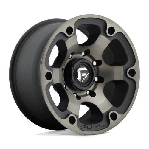 Fuel 1Pc D564 Beast 17X9 +1 Matte Black Double Dark Tint