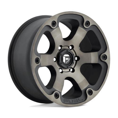 Fuel 1PC D564 BEAST 17X9 +35 MATTE BLACK DOUBLE DARK TINT