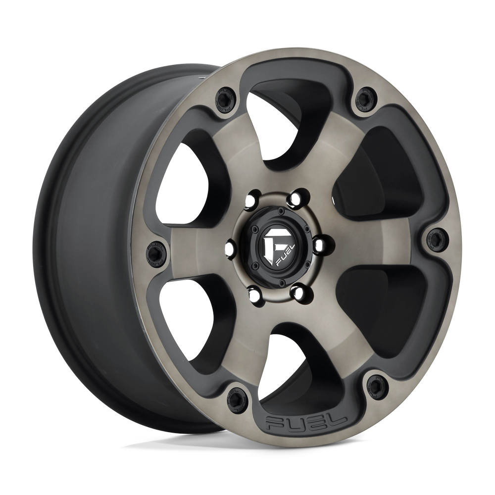 Fuel 1Pc D564 Beast 20X9 +1 Matte Black Double Dark Tint