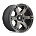 Fuel 1PC D564 BEAST 20X9 +35 MATTE BLACK DOUBLE DARK TINT