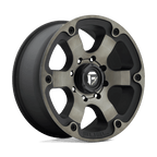 Fuel 1Pc D564 Beast 20X9 +1 Matte Black Double Dark Tint